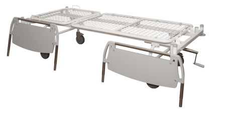 Кровать функциональная механическая ДЗМО К‑ДЗМО‑1‑2‑В (ложе из стальной сетки шириной 800 мм)